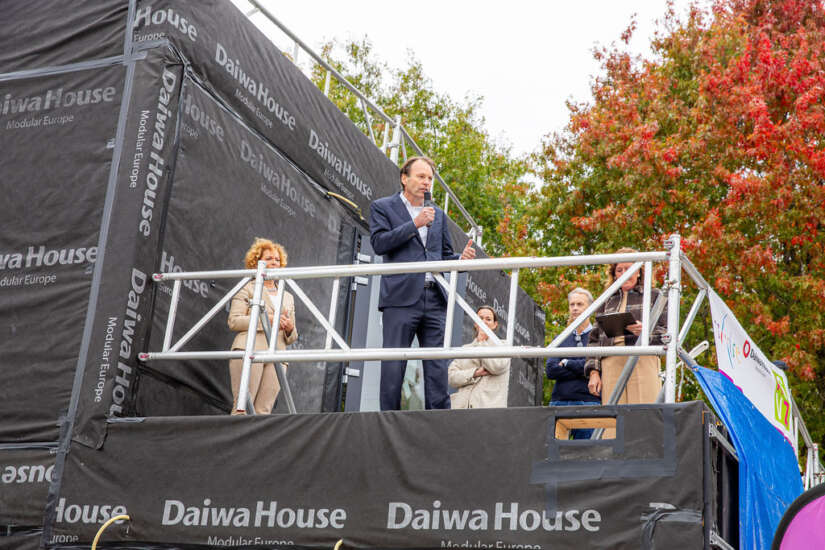 Feestelijke start bouw van Van den Broek-Erf in Dordrecht