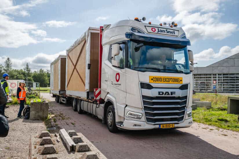 Transport van flexwoningen