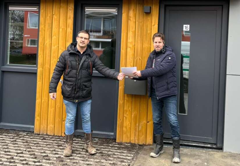Oplevering modulaire woningen