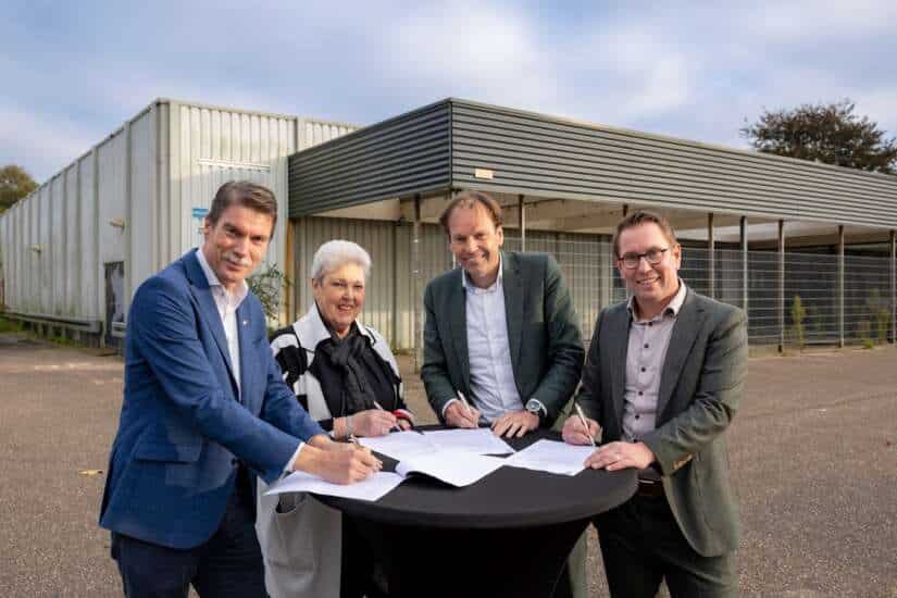 Ondertekenen woonrpoject